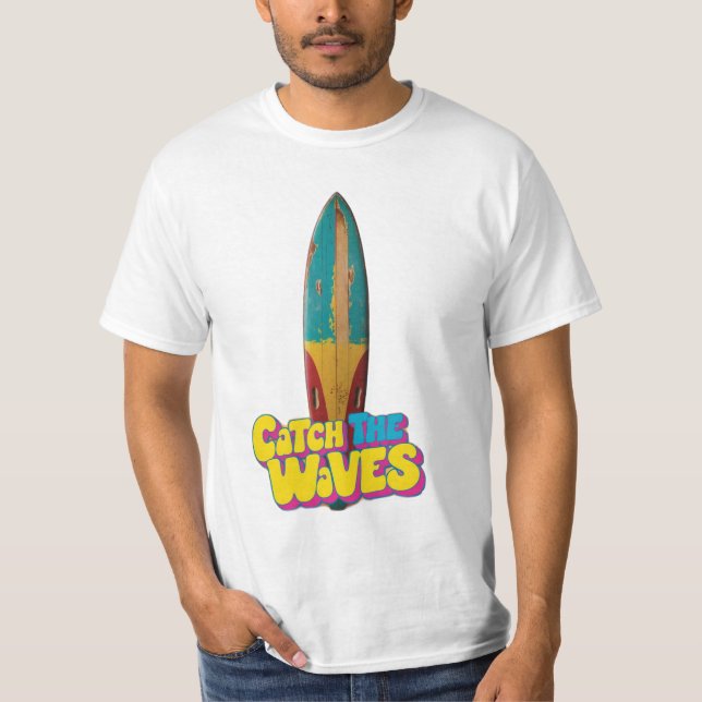 Camiseta surfboard vintage (Frente)