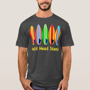 Camiseta Surfboards da Ilha Bald Head