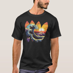 Camiseta Surfboards de Ondas de Navegação