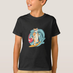 Camiseta Surfe de Gato