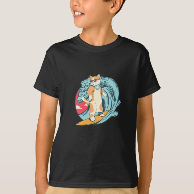 Camiseta Surfe de Gato (Frente)