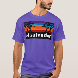 Camiseta Surfe de Palmeira Sunset em El Salvador