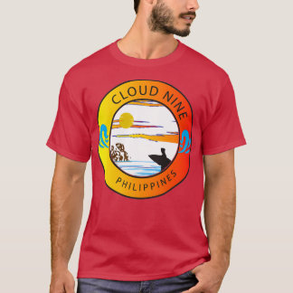 Camiseta Surfe na Nuvem 9 Filipinas Retro