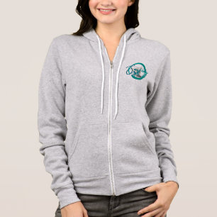 Camiseta Surfe no Esporte Cheio-zip-Hoodie, de uso femini