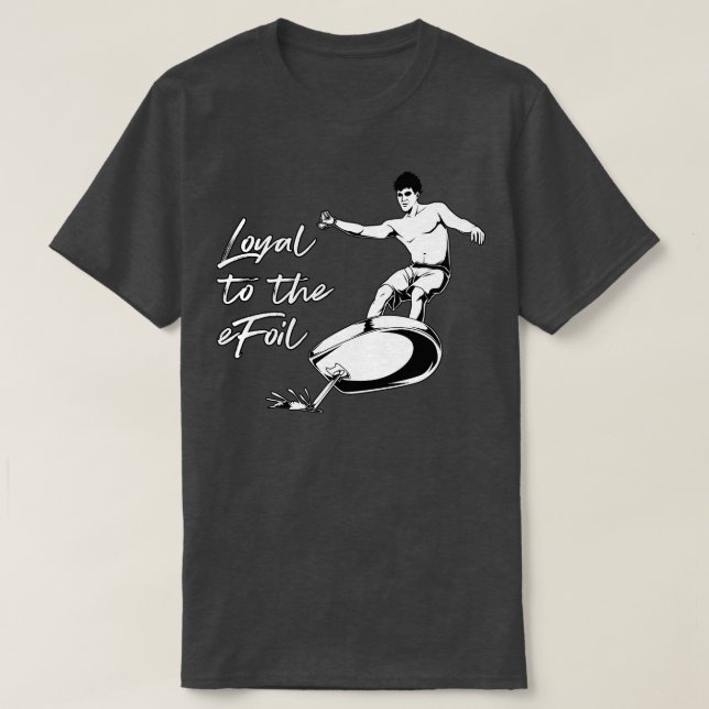 Camiseta Surfe no Foil Leal ao Foil (Frente do Design)