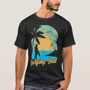 Camiseta Surfe no Pai Ditos de Surf Surfista Surfboard Padr
