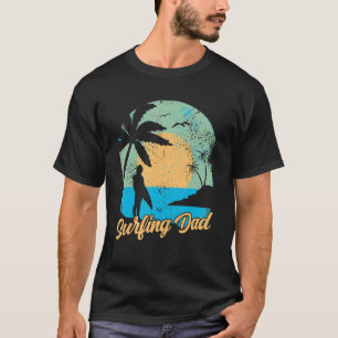 Camiseta Surfe no Pai Ditos de Surf Surfista Surfboard Padr