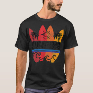 Camiseta Surfe no Surf da Vintage Conselho de férias na pra