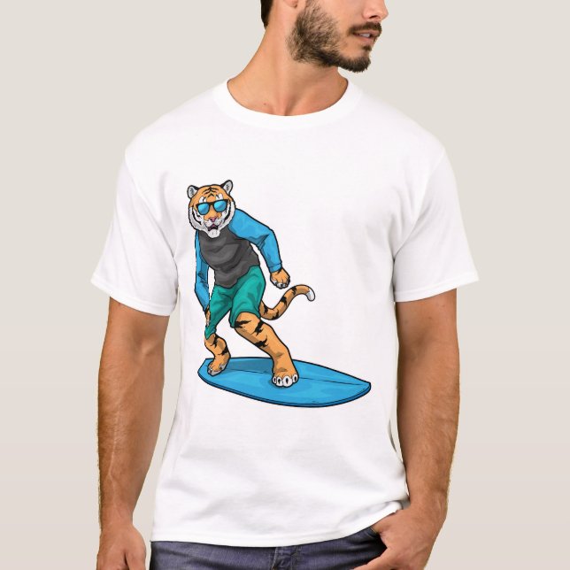 Camiseta Surfe no Tigre Verão (Frente)