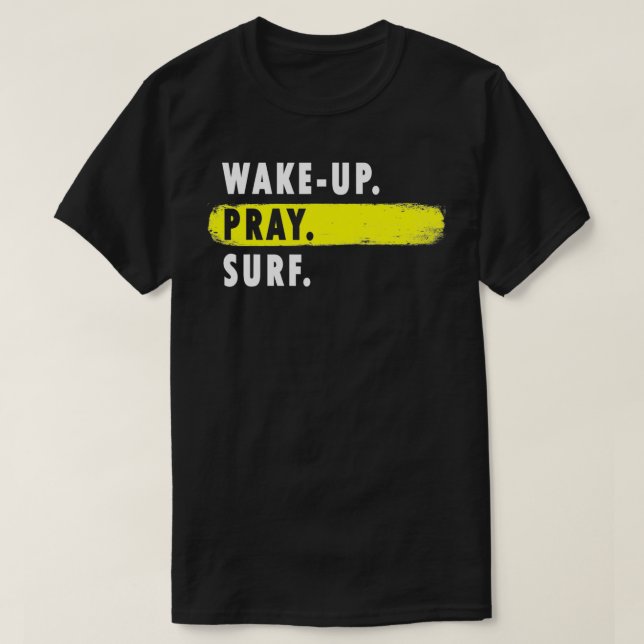 Camiseta Surfe Novamente na surfe do Wake Up (Frente do Design)