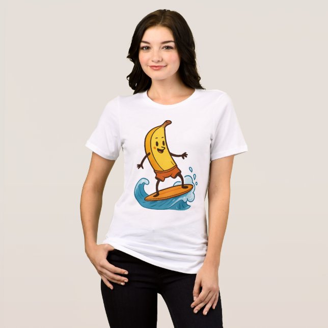 Camiseta Surfer de Banana (Frente Completa)