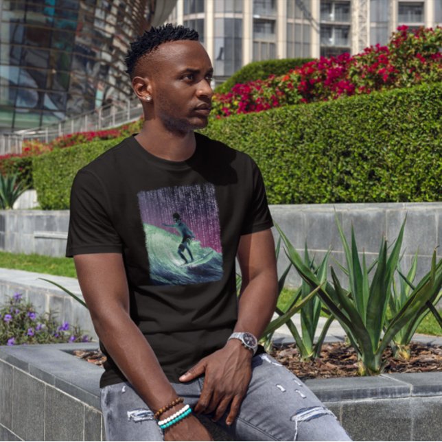 Camiseta Surfer de codificação (Criador carregado)