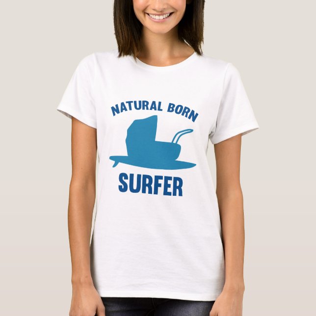 Camiseta Surfer de Nascer natural (Frente)