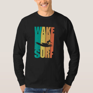 Camiseta Surfer de Navegação do Acordar de Surfe do Vintage