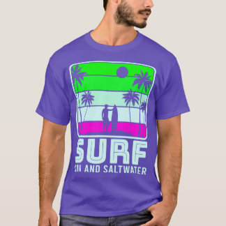 Camiseta Surfer de Navegação em Praia em Kitesurfing Surfer