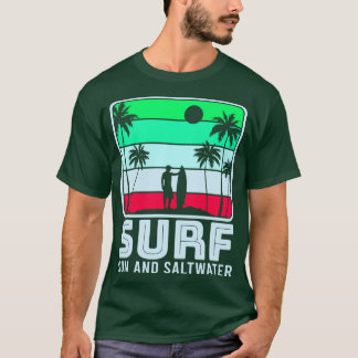 Camiseta Surfer de Navegação em Praia em Kitesurfing Surfer