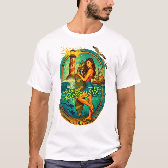 Camiseta Surfer Girl Tshirt (Frente)