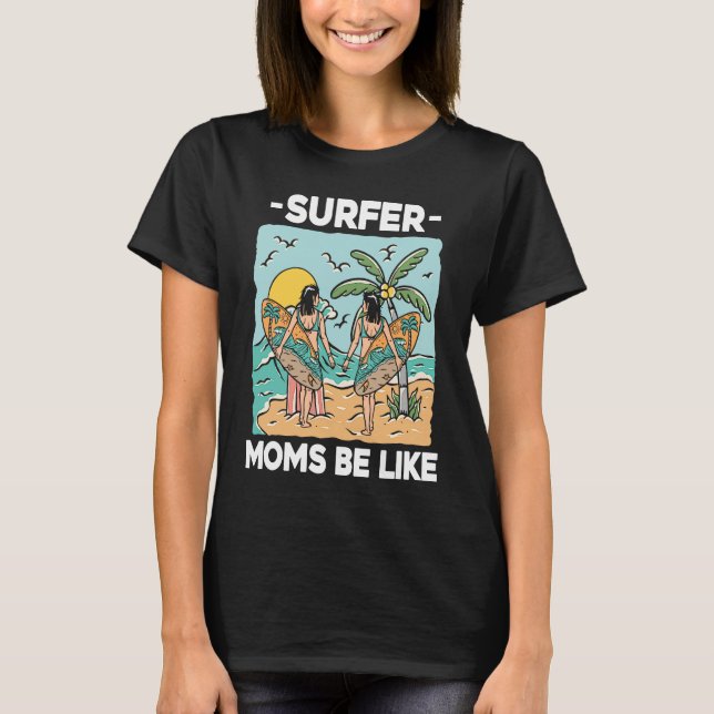 Camiseta Surfer Mãe Surfrider Onda Surfboard Surfboard M (Frente)