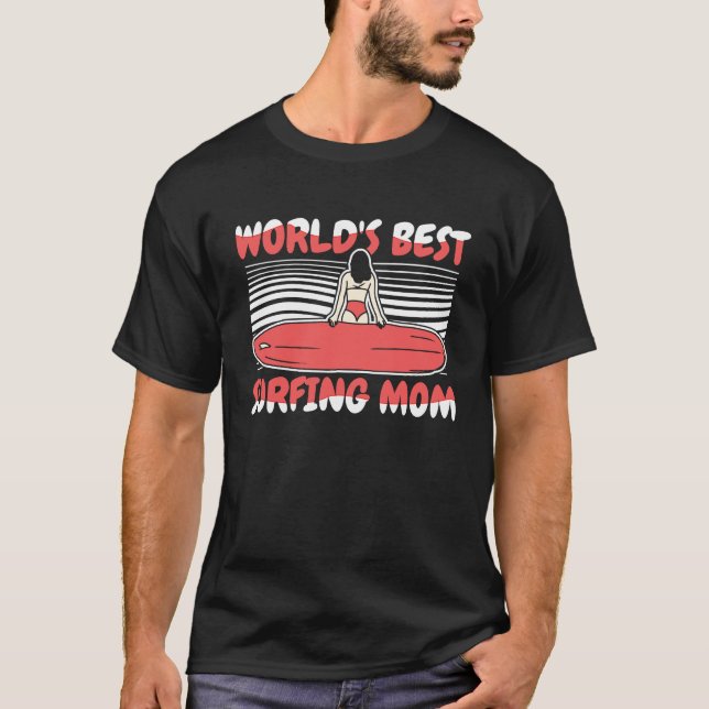 Camiseta Surfer Mãe Surfrider Onda Surfboard Surfboard M (Frente)
