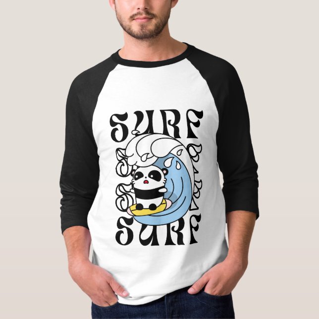 Camiseta Surfer Panda (Frente)