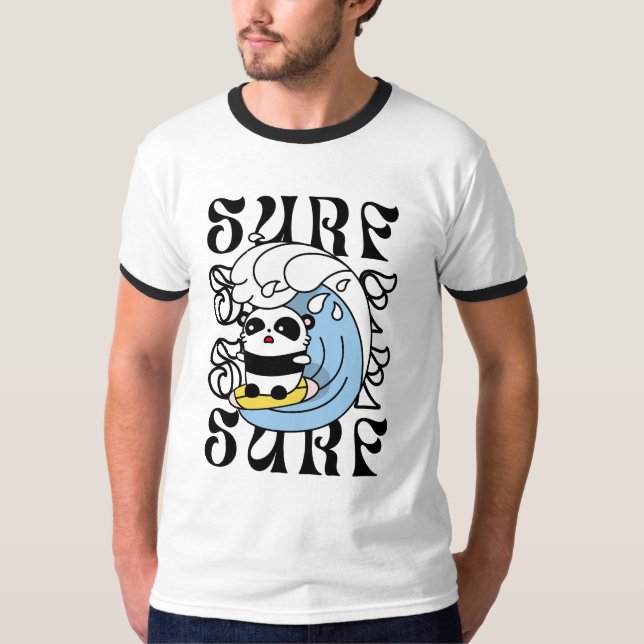 Camiseta Surfer Panda (Frente)
