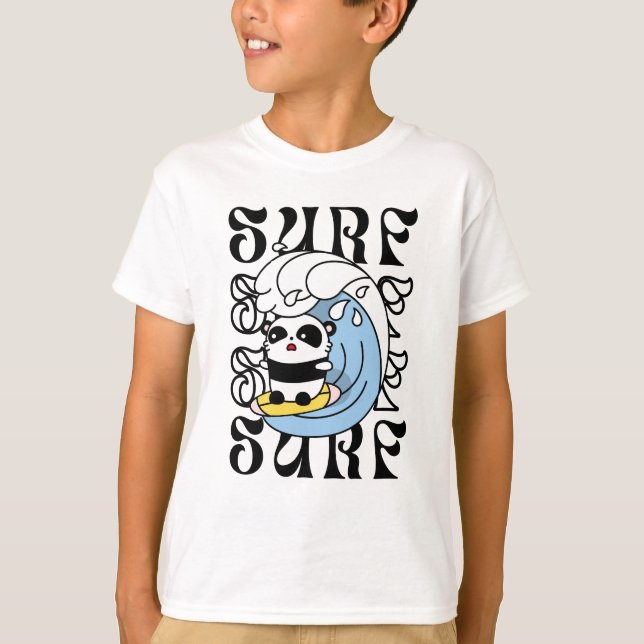 Camiseta Surfer Panda (Frente)