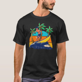 Camiseta Surfer Retro Sunset