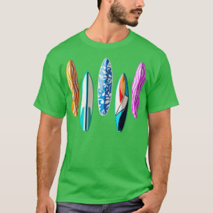 Camiseta Surfer Retro Surfboard