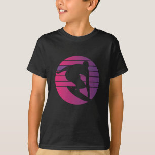 Camiseta Surfer Retro Surfing Sunset