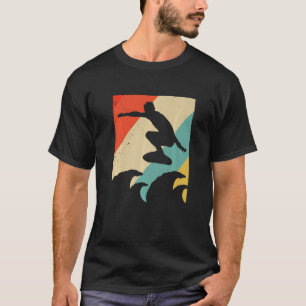 Camiseta Surfer Riding Waves Vintage Surfing
