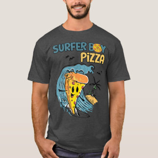 Camiseta Surfer Shirt Retro Pizza Boy5349