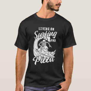 Camiseta Surfer Surfboard Ondas Surfrider Pizza Surfing Sur