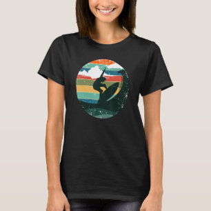 Camiseta Surfer Surfing Wave Vintage Retro Beach Sume