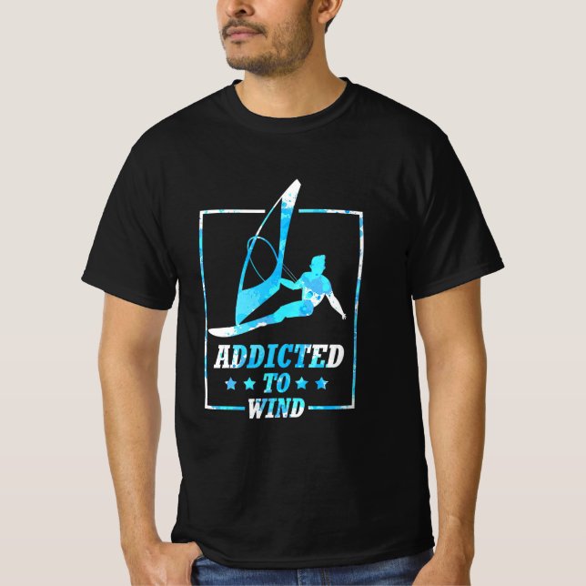 Camiseta Surfer Viciado em Vento (Frente)