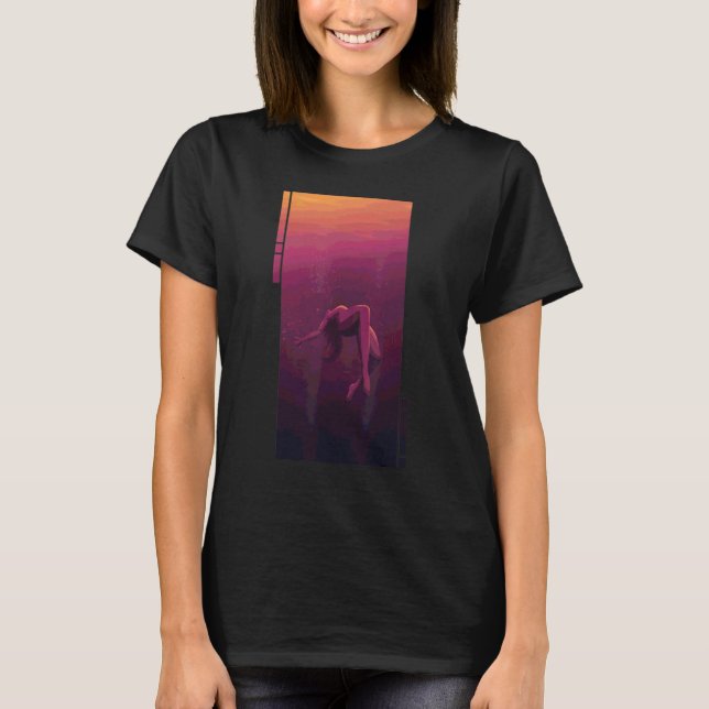 Camiseta Surfer Vintage Wave Retro Surfing Surf Beach (Frente)