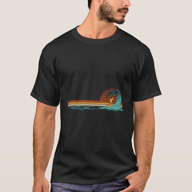 Camiseta Surfer Wave Surfing Surfing Surf Beach (Frente)