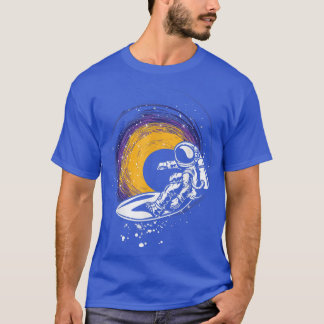 Camiseta Surfing Astronaut - Galaxy Planets Space Spaceship