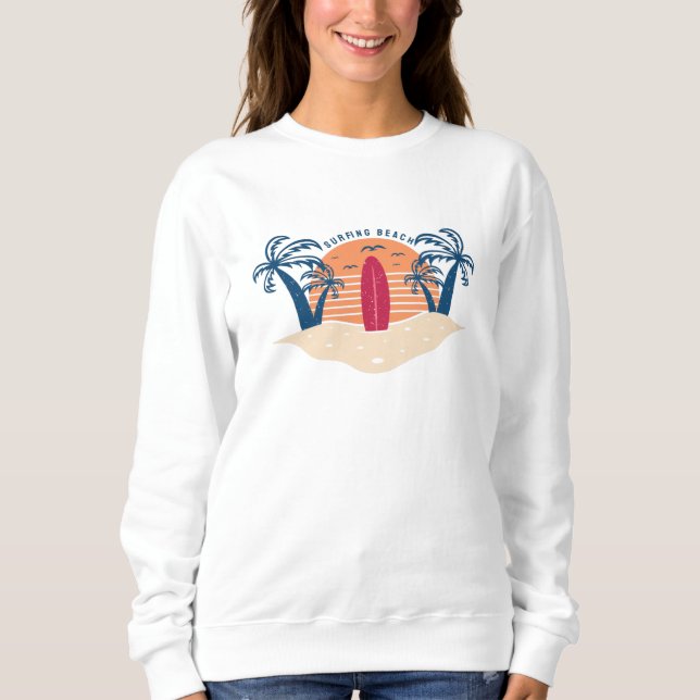 Camiseta Surfing Beach (Frente)