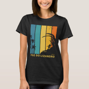 Camiseta Surfing Beach Foz Do Lizandro Portugal