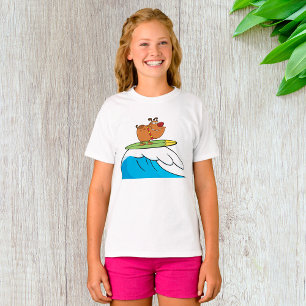 Camiseta Surfing Bulldog Funny Dog T Shirt