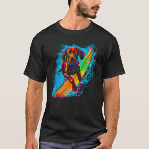 Camiseta Surfing Dog Shorthired Pointer