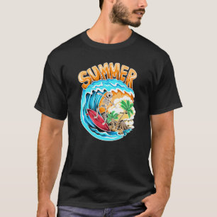 Camiseta Surfing legal Surfer Swimmer Beach Waves W