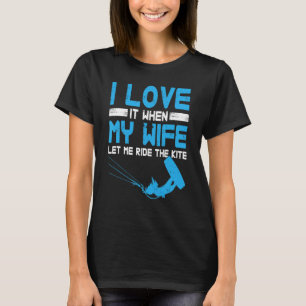 Camiseta Surfing Marido Kite Surfing Kitch