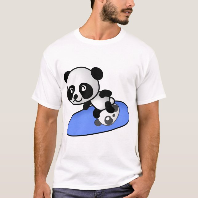 Camiseta Surfing Panda (Frente)