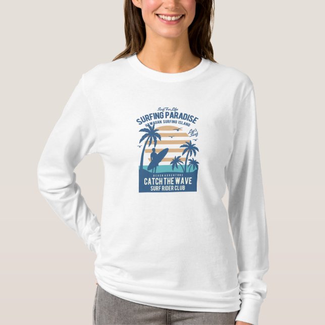 Camiseta Surfing Paradise (Frente)