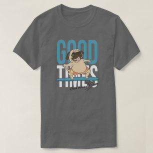 Camiseta Surfing Pug