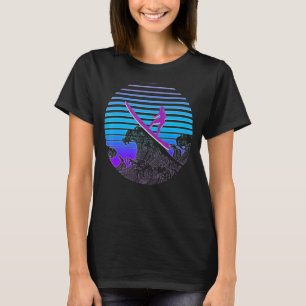 Camiseta Surfing Retro Vaporwave Surfboarder Waves Ocean Su