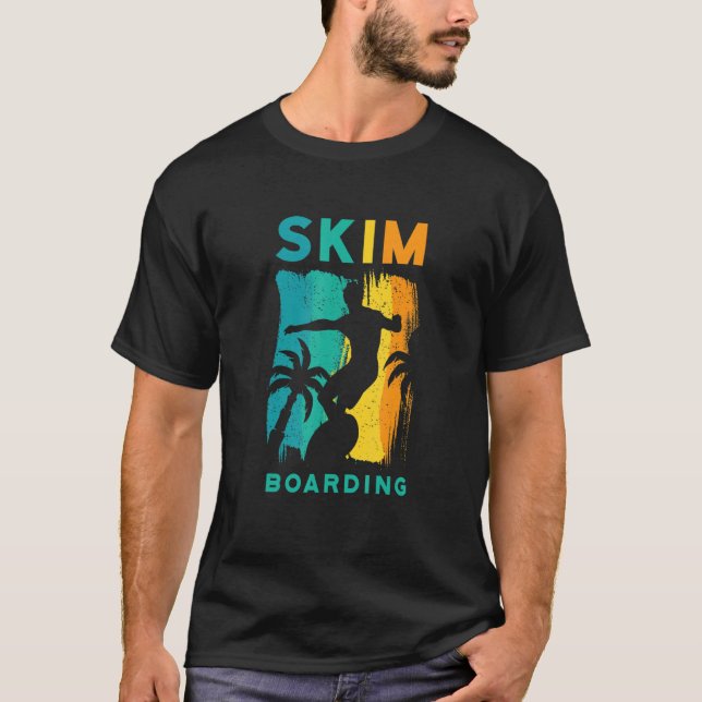 Camiseta Surfing   SKIM Boarding (Frente)