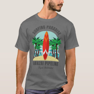 Camiseta Surfista de Banzai Pipeline