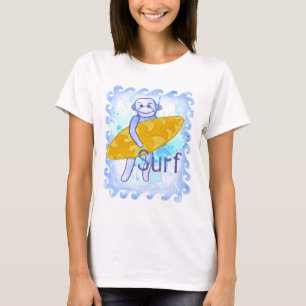 Camiseta Surfista de macaco